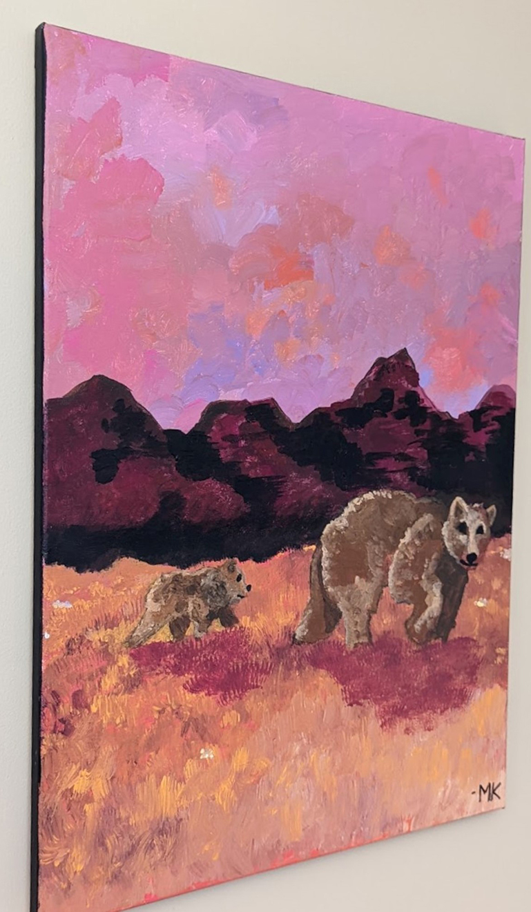 Painting of a bear
