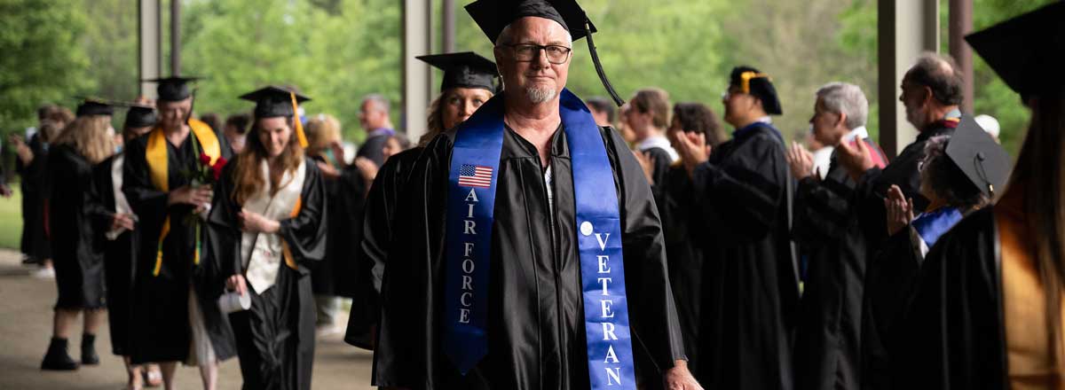 BCC student veteran graduating