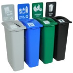 4 Recycling Bins