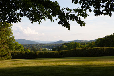 View of the mountains at Tanglewood.