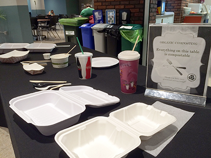 BCC Cafeteria Compostable Items
