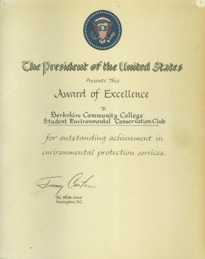 Jimmy Carter Student Award of Excellence