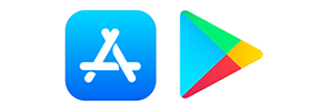 Apple Store and Google Play