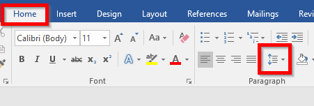 how do you change paragraph spacing in word on mac